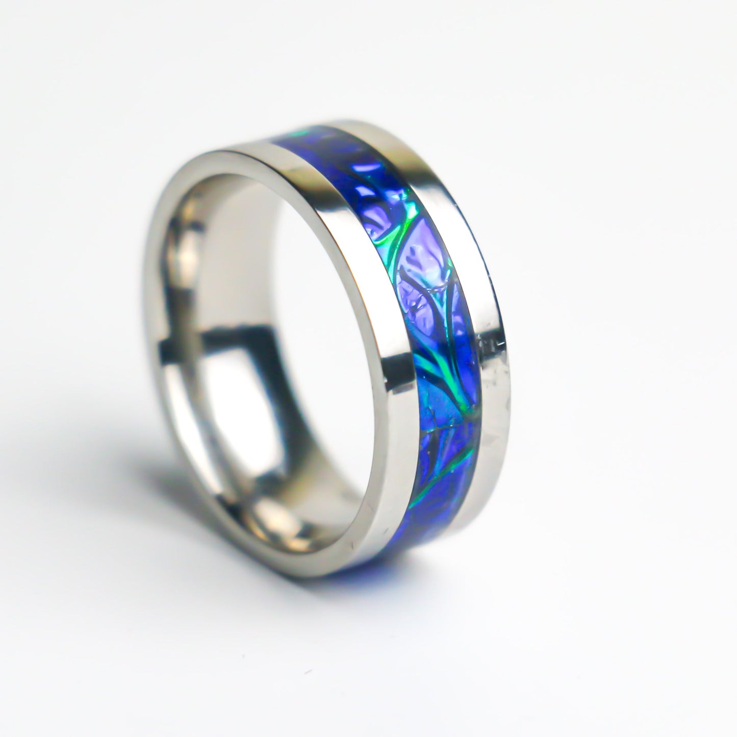 The Blue Rift Iridescent Ring