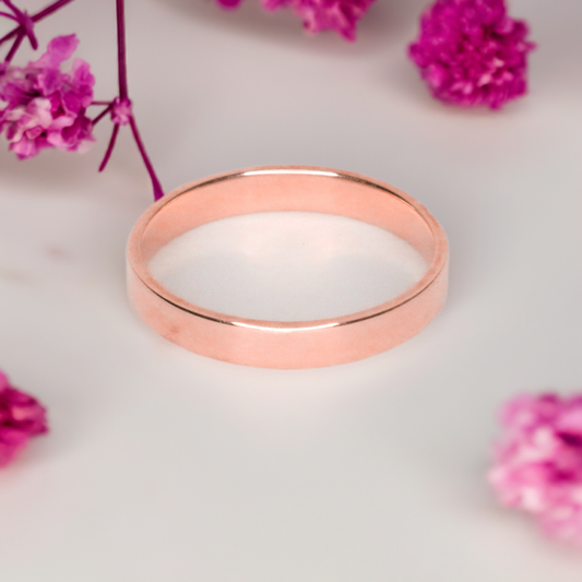 Solid Rose Gold Classic Band - 14K