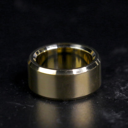 solid gold chunky band - 14k