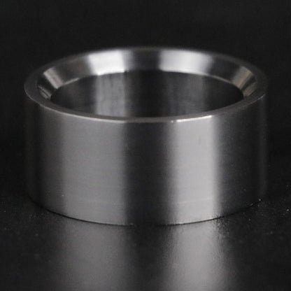 flat titanium band